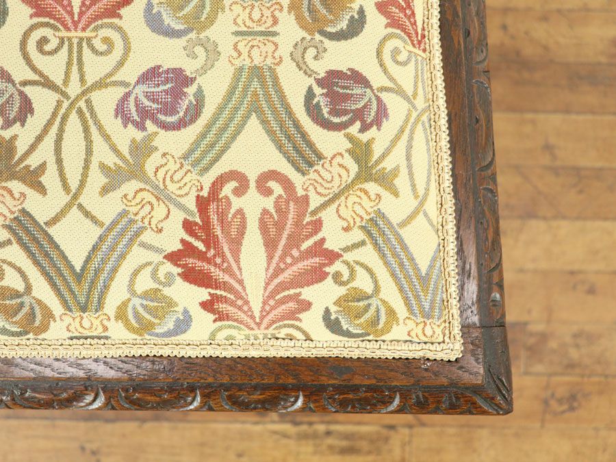 アンティーク 張替済ダイニングチェア 64928a