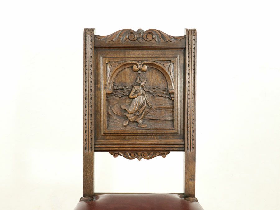 アンティーク 張替済チェア 64807c