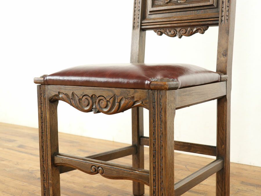 アンティーク 張替済チェア 64807c