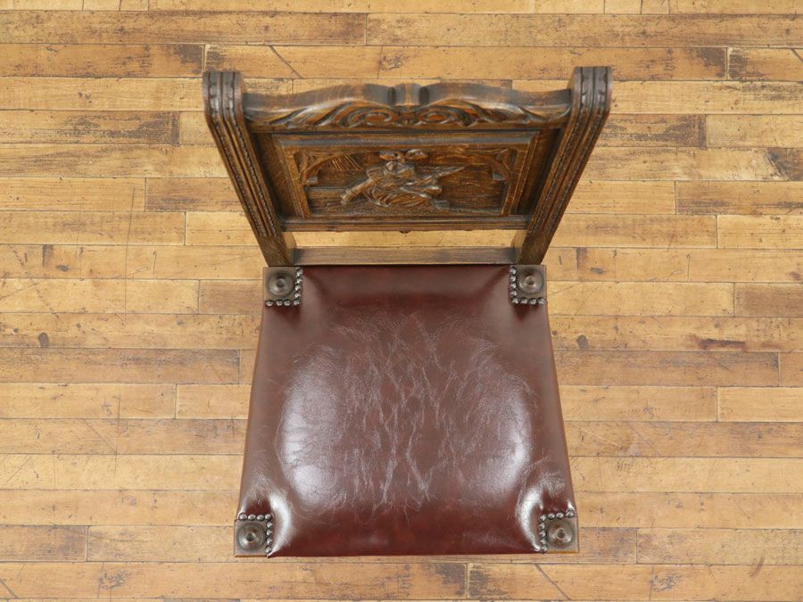 アンティーク 張替済チェア 64807d