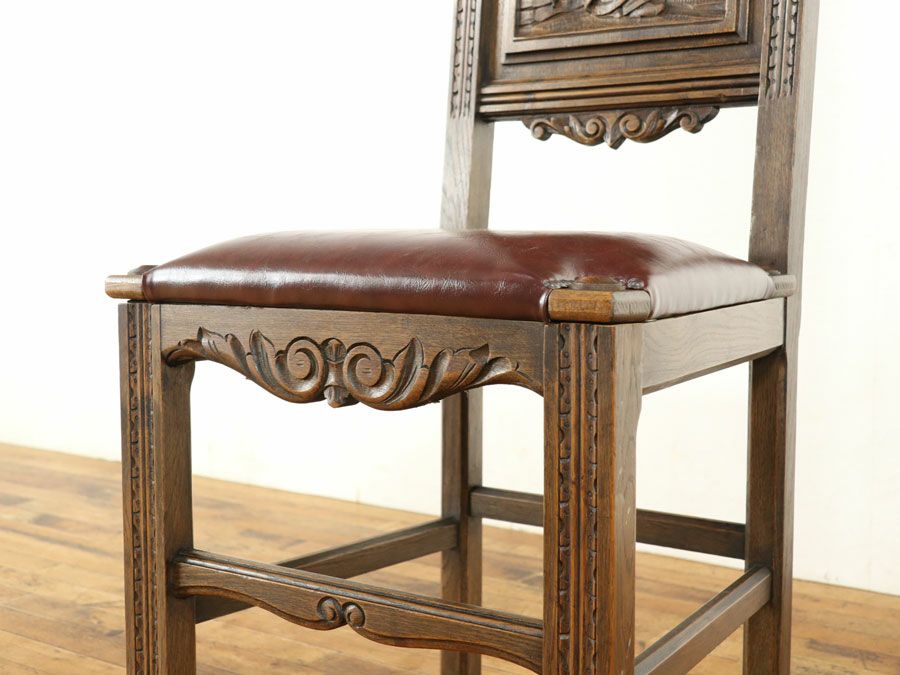 アンティーク 張替済チェア 64807d