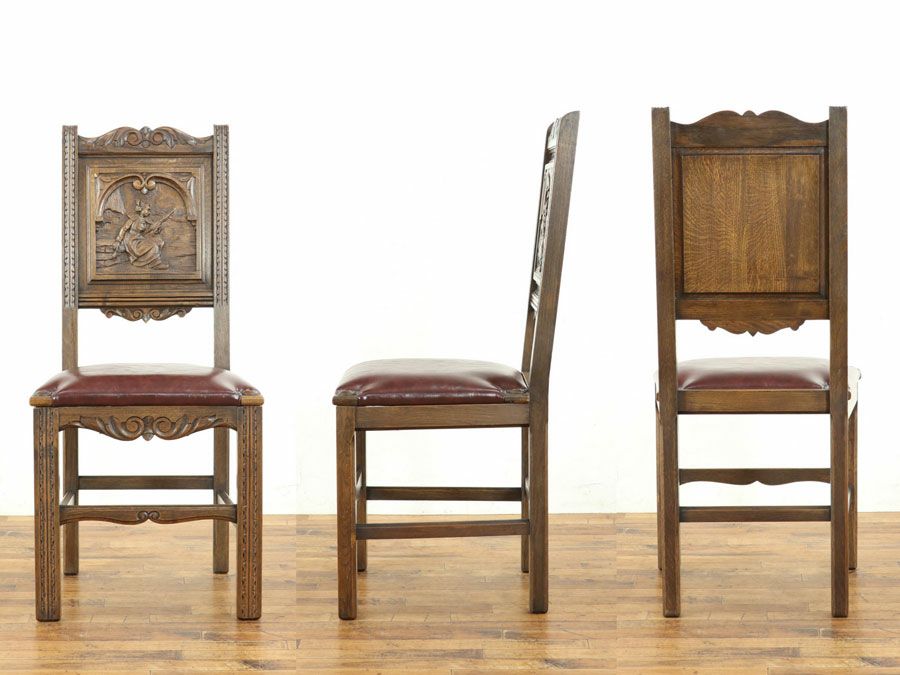 アンティーク 張替済チェア 64807d