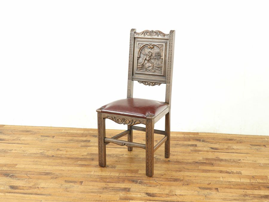 アンティーク 張替済チェア 64807f