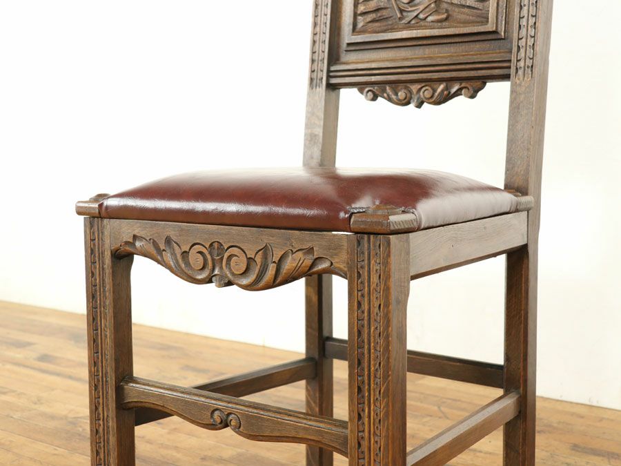 アンティーク 張替済チェア 64807f