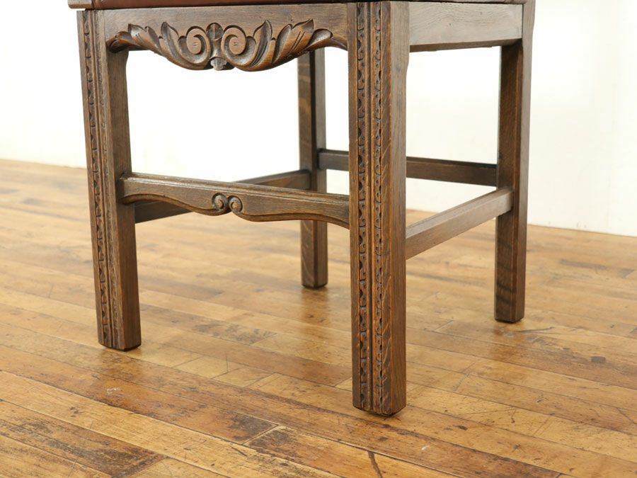 アンティーク 張替済チェア 64807f