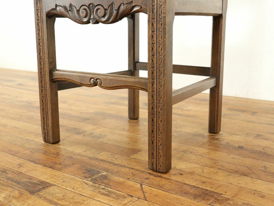 アンティーク家具 張替済チェア 64807h