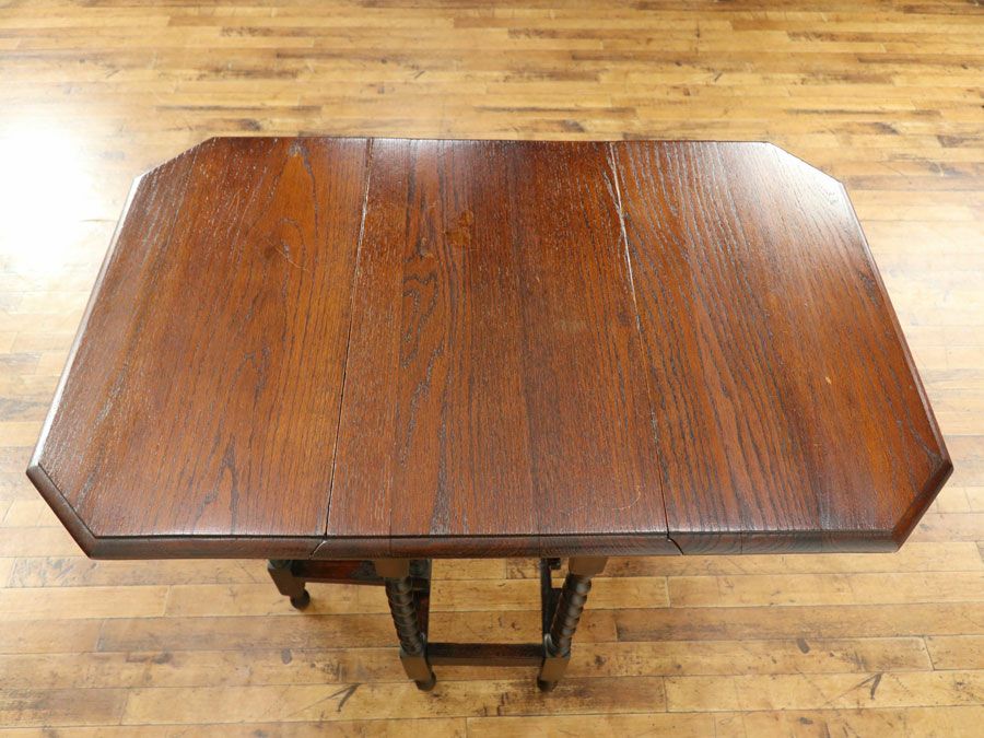 アンティーク ゲートレッグテーブル 59091a