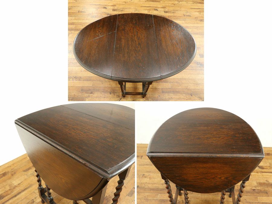 アンティーク ゲートレッグテーブル 59091d