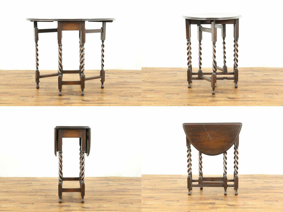 アンティーク ゲートレッグテーブル 59091d