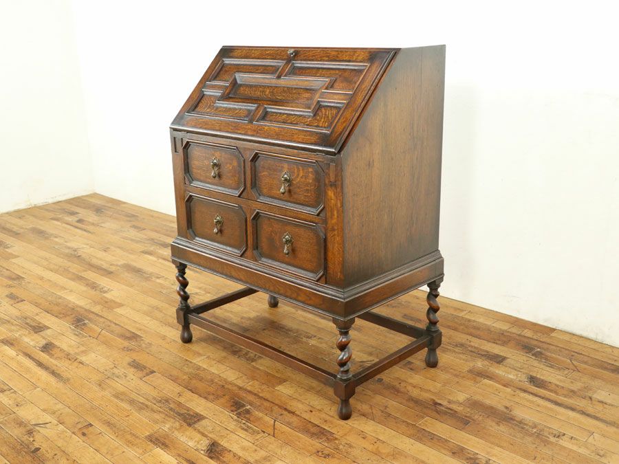 イギリスアンティーク家具 ビューロー 59181