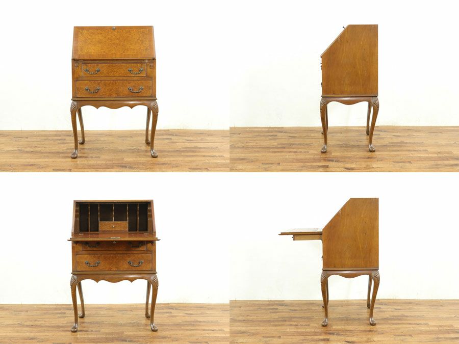 イギリス アンティーク家具 ビューロー 59186