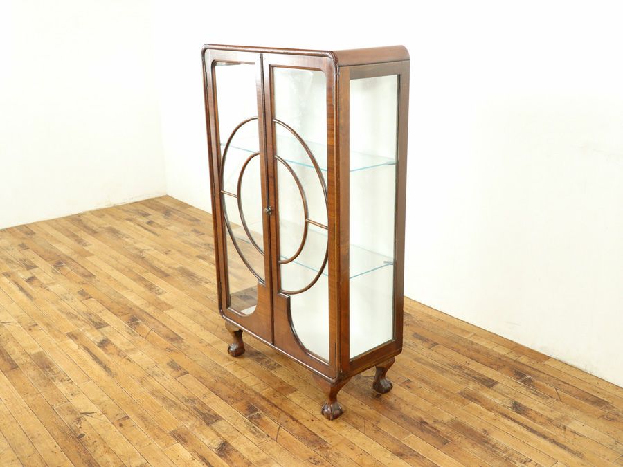 アンティーク クロス張替済ショーケース 59030