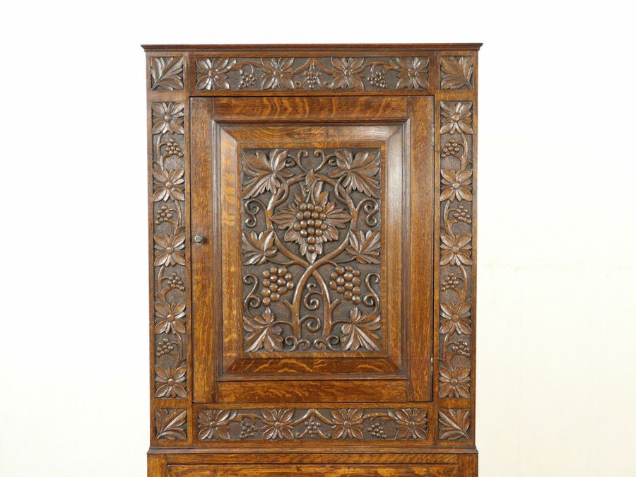 英国アンティーク家具 キャビネット 59008