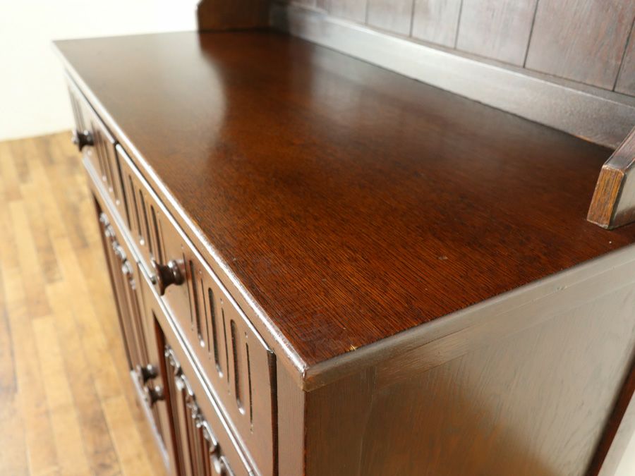 英国アンティーク家具 カップボード 59001