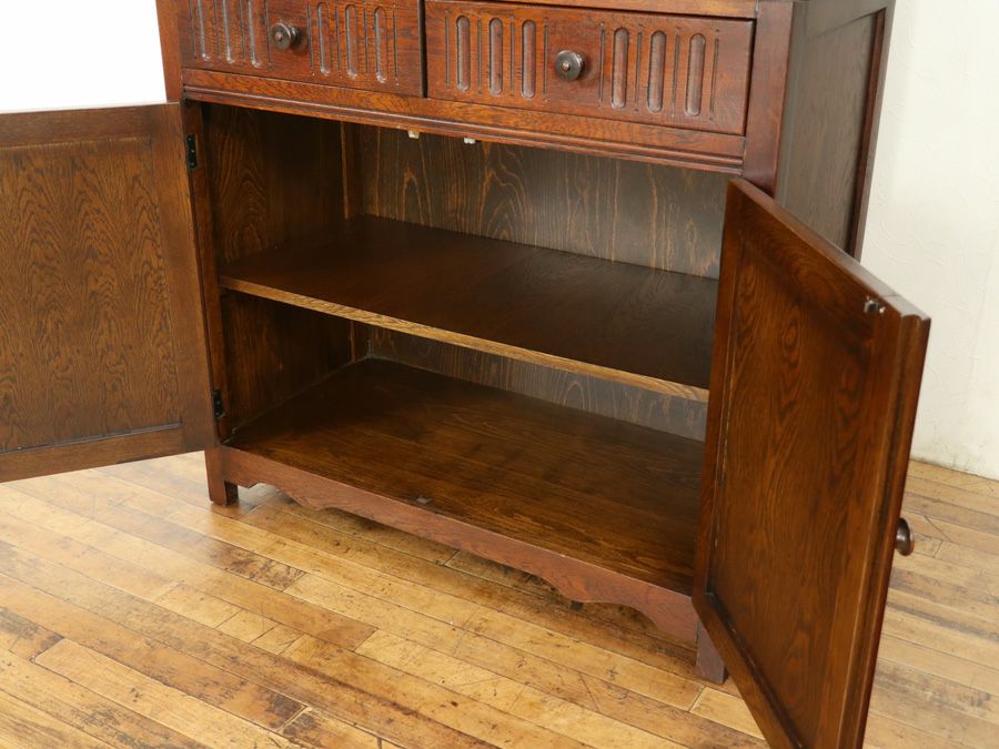 英国アンティーク家具 カップボード 59001