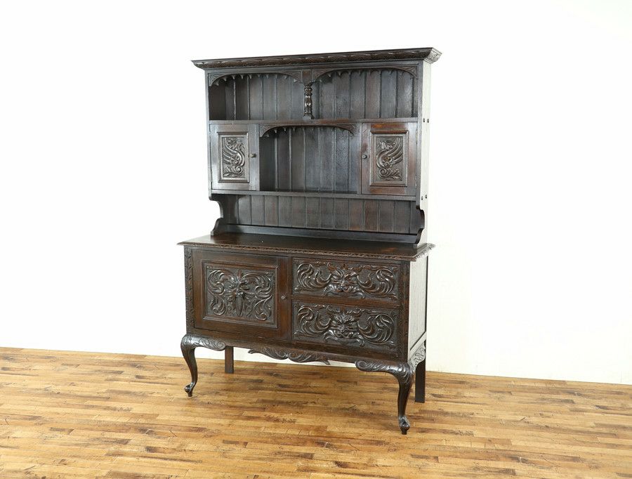 英国アンティーク家具 カップボード 59055