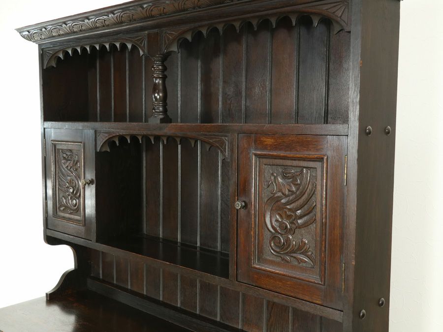 英国アンティーク家具 カップボード 59055