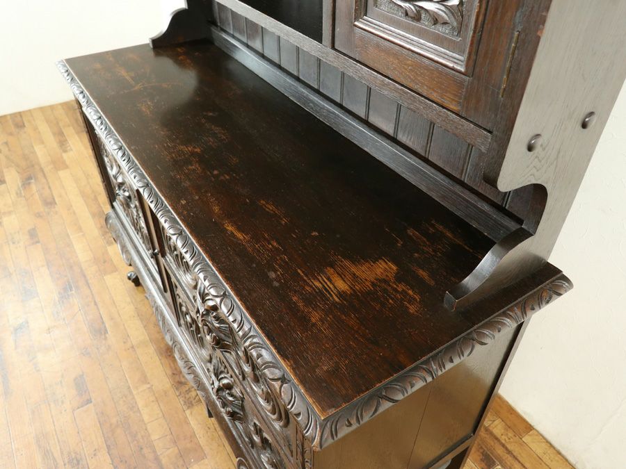 英国アンティーク家具 カップボード 59055