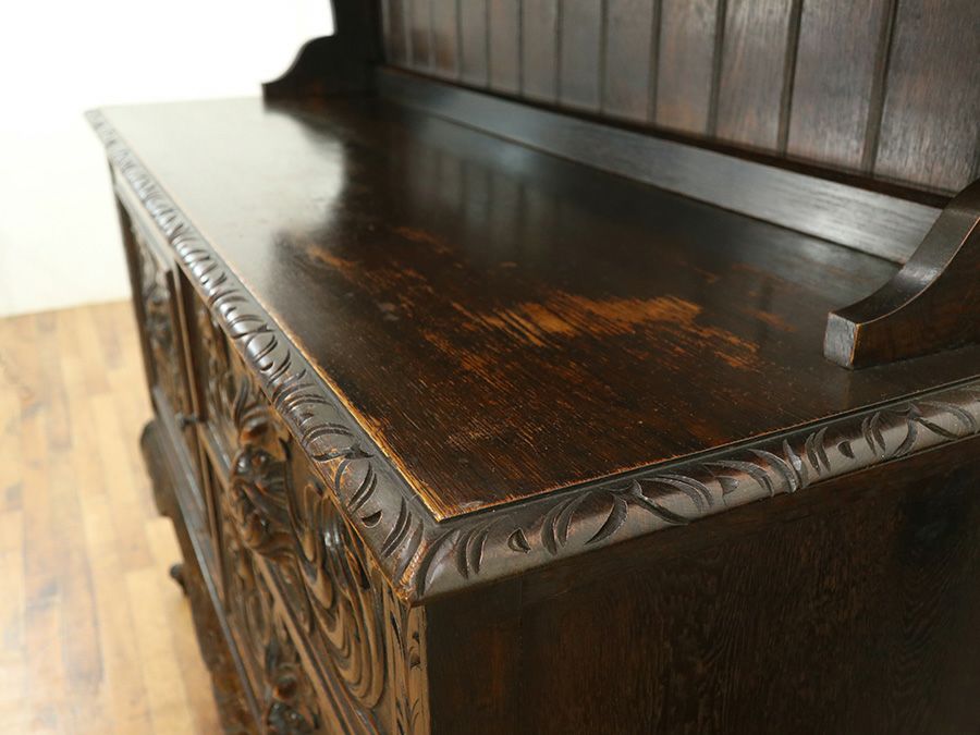 英国アンティーク家具 カップボード 59055