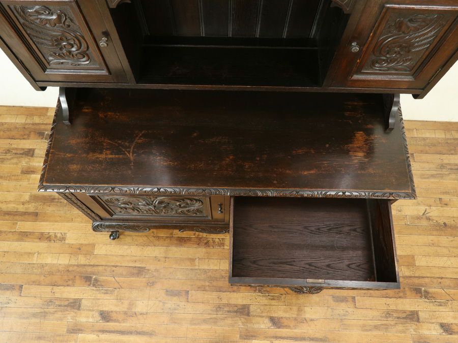 英国アンティーク家具 カップボード 59055