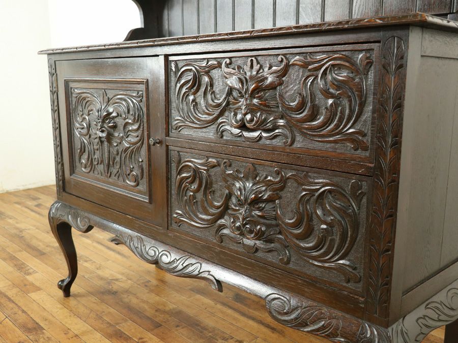 英国アンティーク家具 カップボード 59055