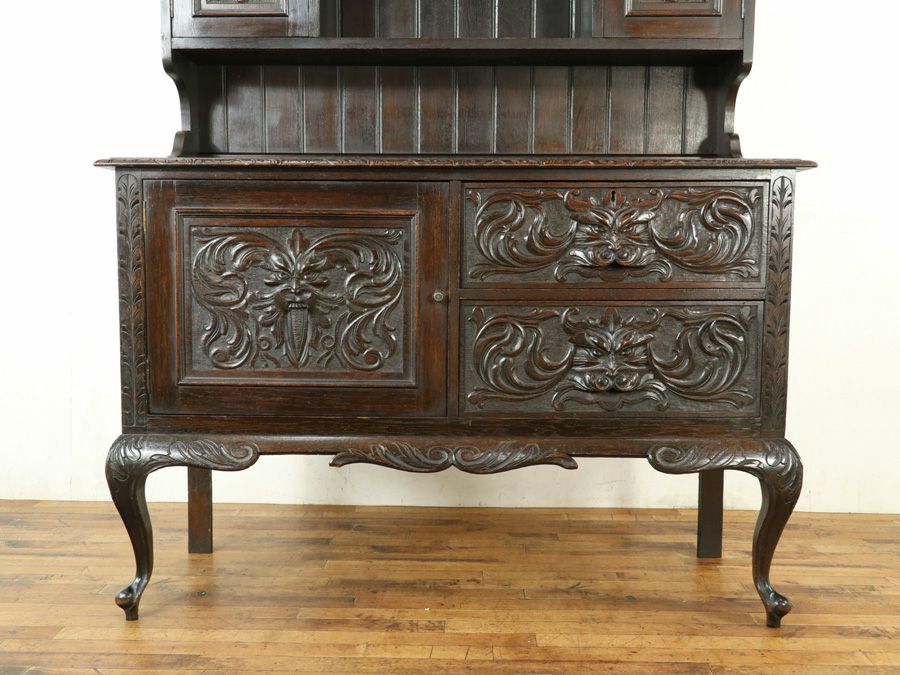 英国アンティーク家具 カップボード 59055