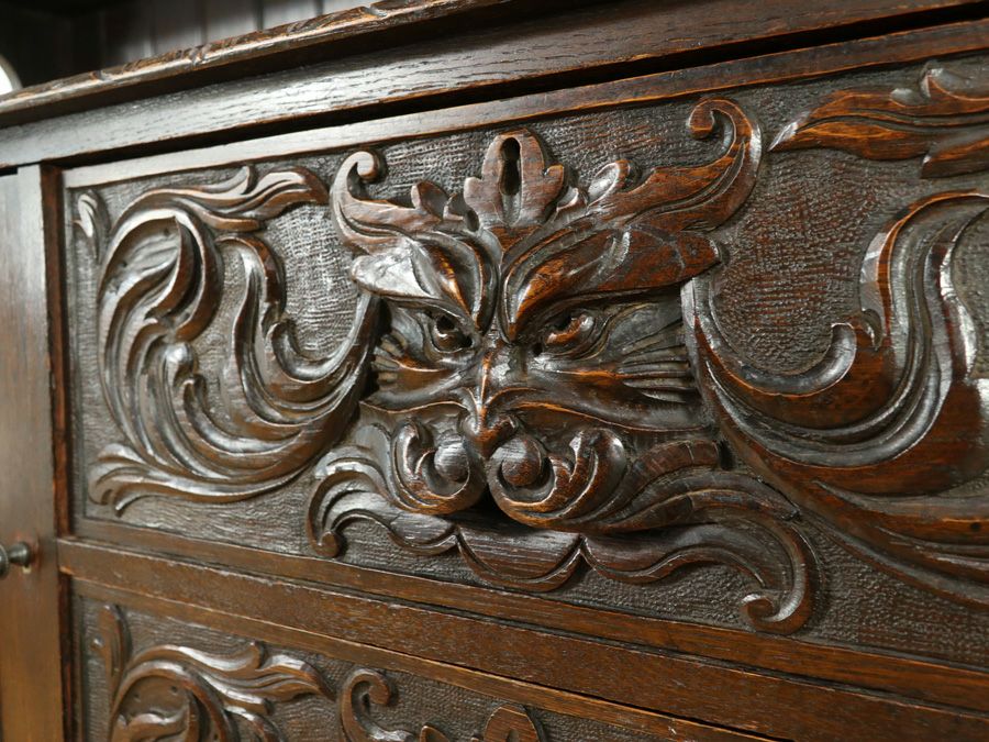 英国アンティーク家具 カップボード 59055