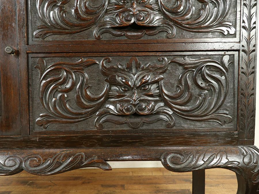 英国アンティーク家具 カップボード 59055