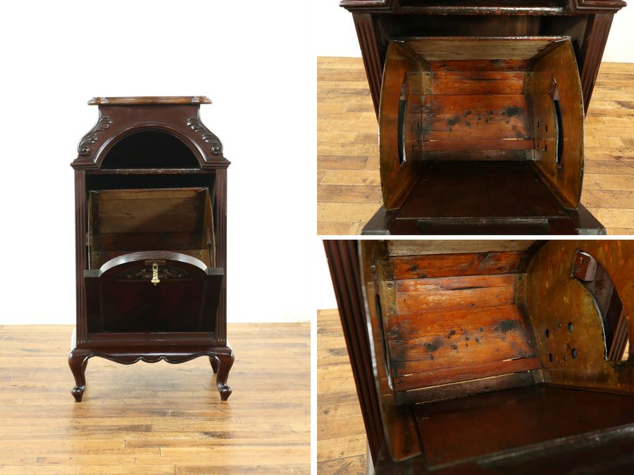 英国アンティーク家具 コールボックス 59146