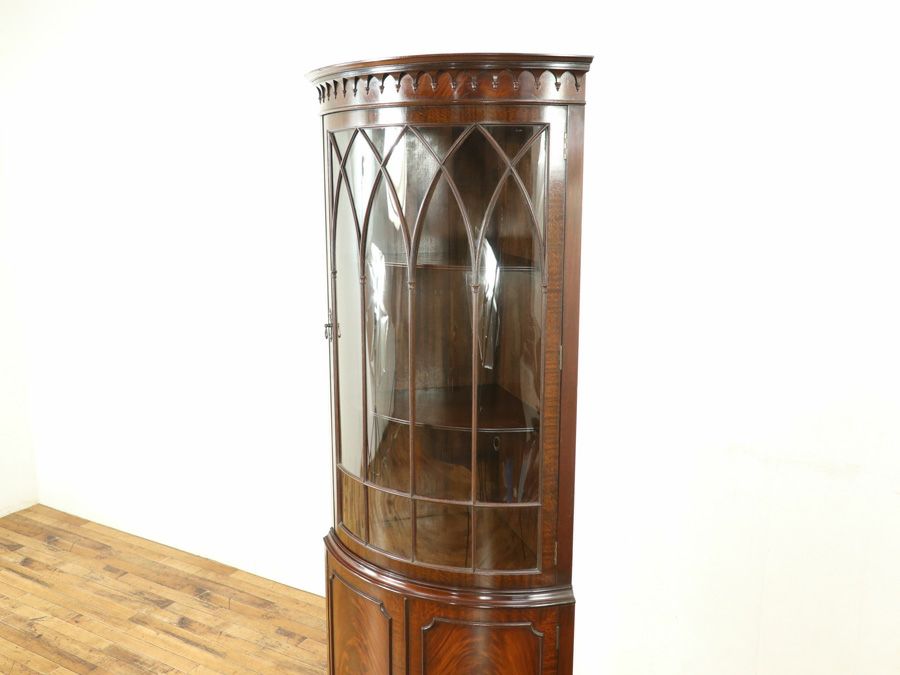 アンティーク家具 コーナーキャビネット 59127