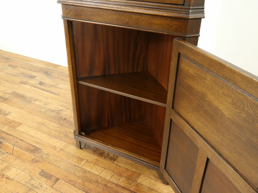アンティーク家具 コーナーキャビネット 59085
