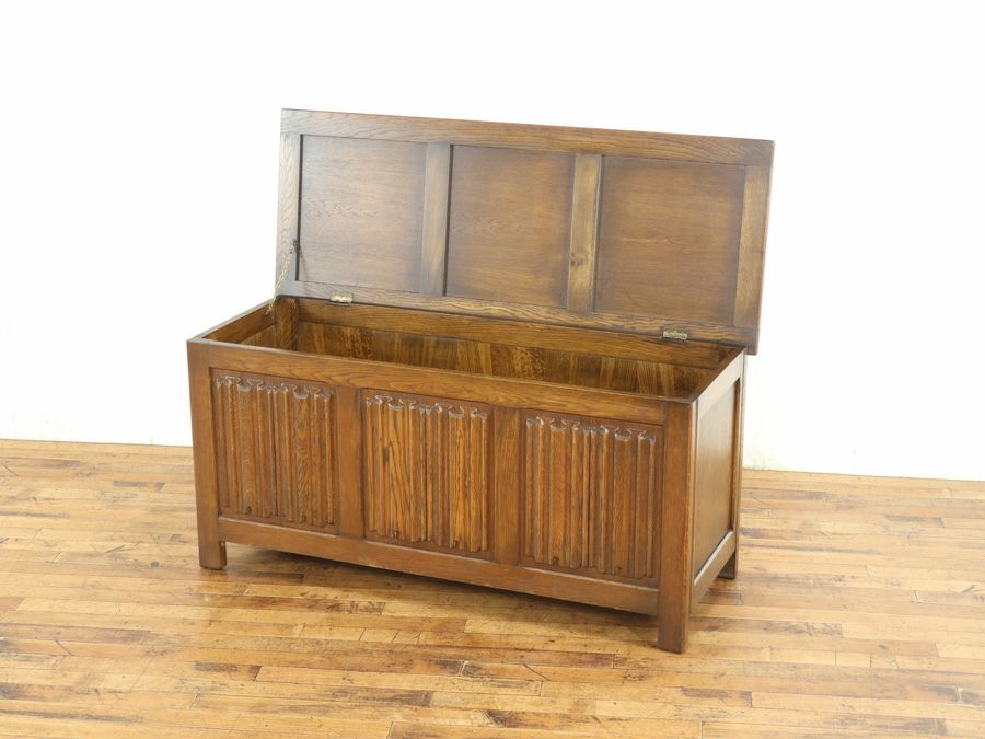 イギリス アンティーク家具 コファー 59080