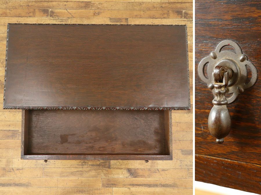 英国アンティーク家具 サイドテーブル 59044