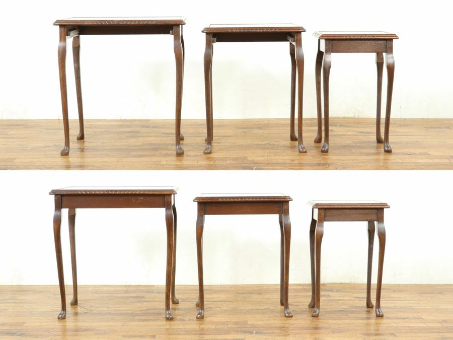 アンティーク家具 ネストテーブル 59201