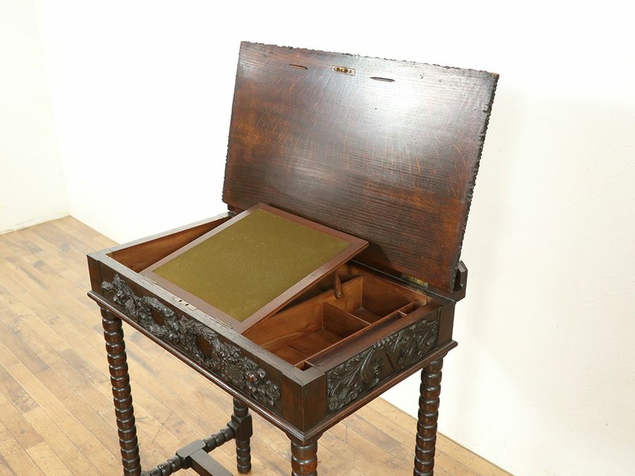 イギリス アンティーク家具 デスク 59114