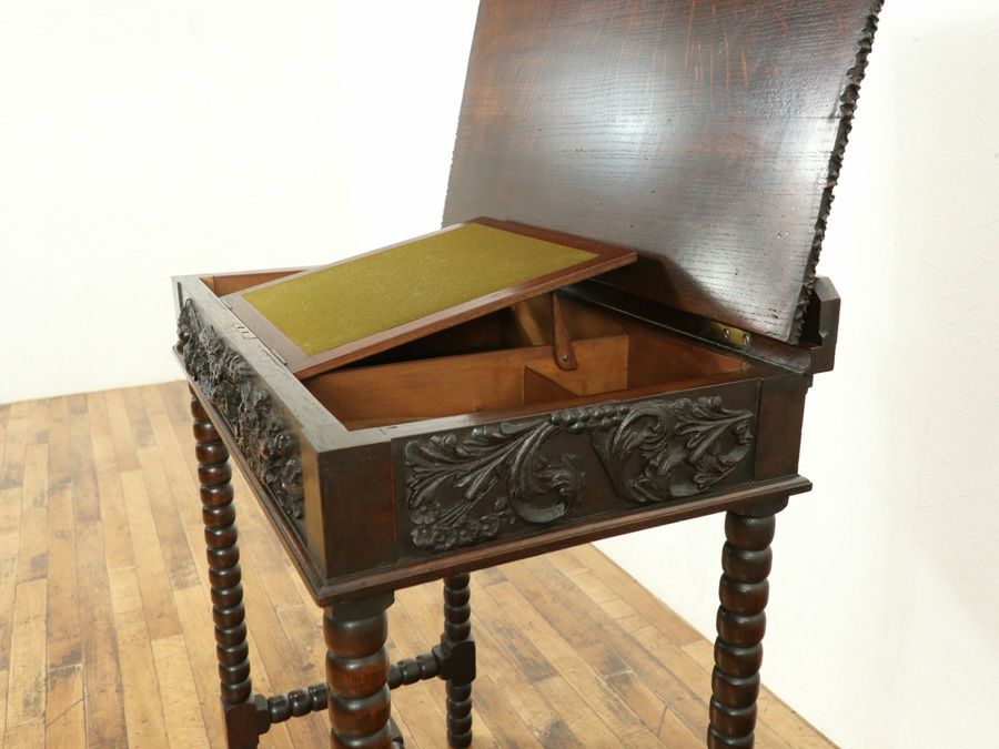 イギリス アンティーク家具 デスク 59114