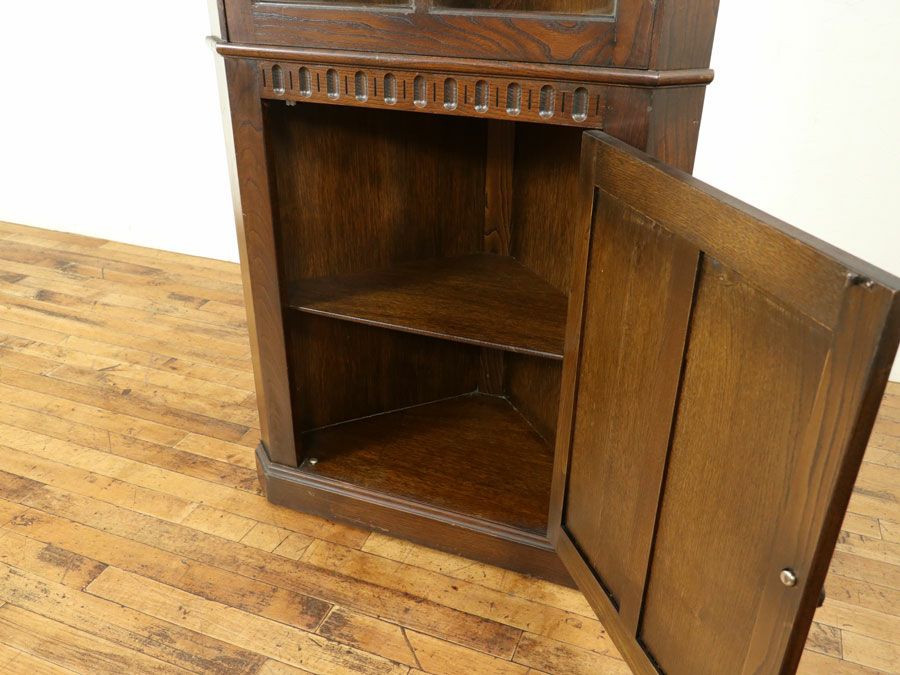 アンティーク家具 コーナーキャビネット 59038