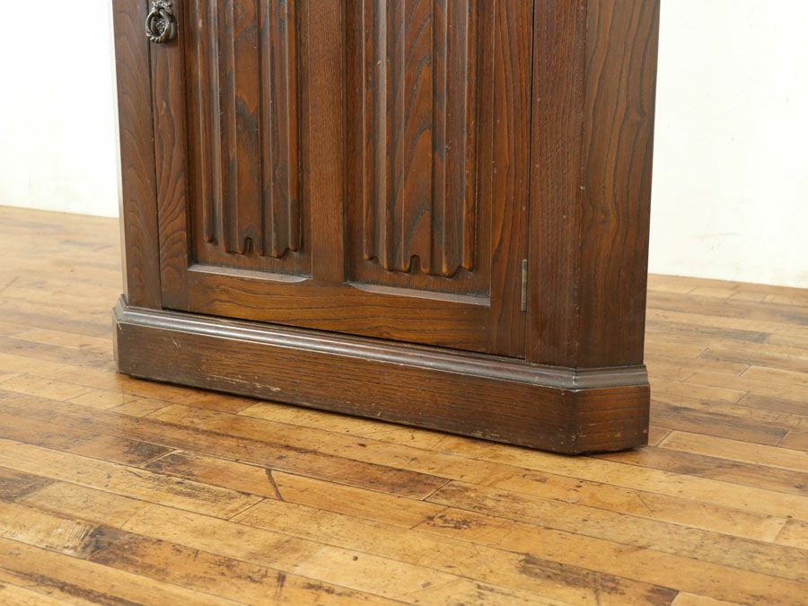 アンティーク家具 コーナーキャビネット 59038