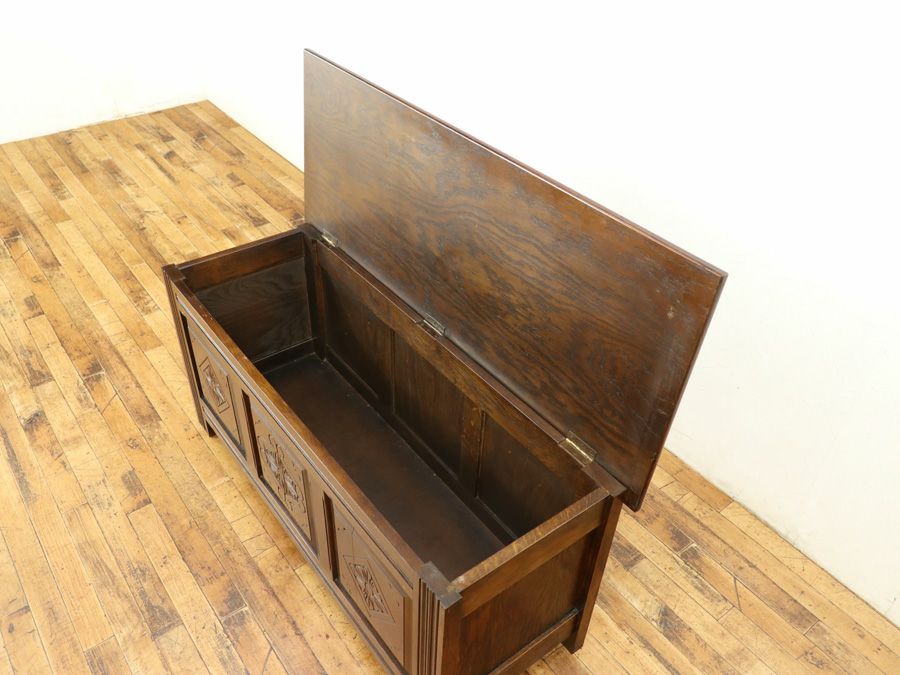 英国アンティーク家具 コファー 59079