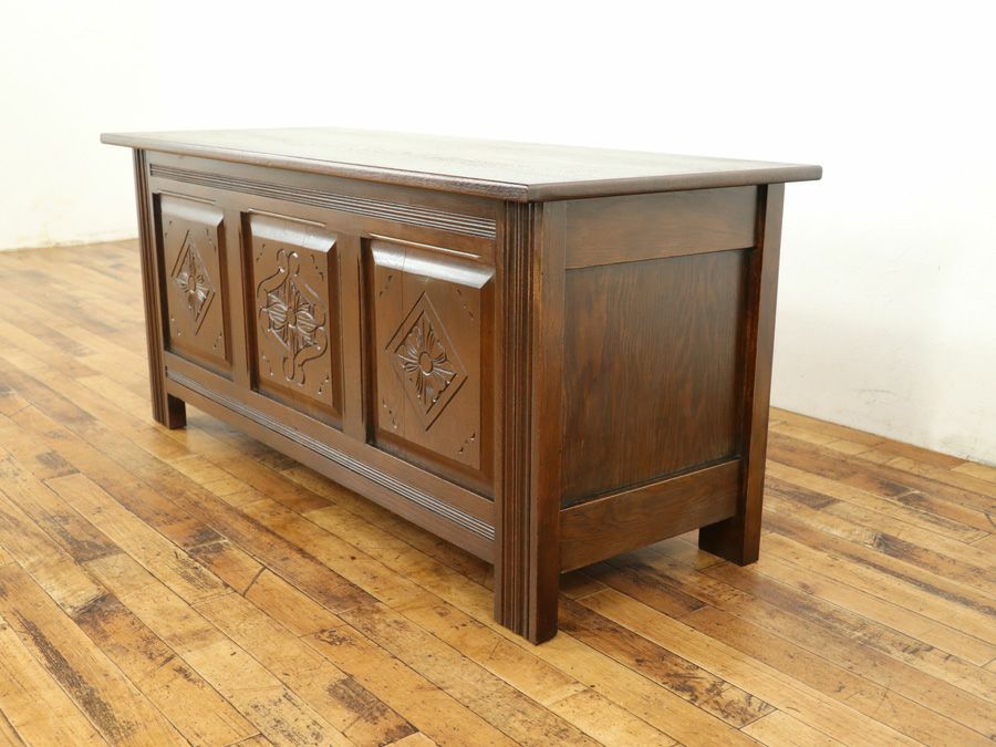 英国アンティーク家具 コファー 59079