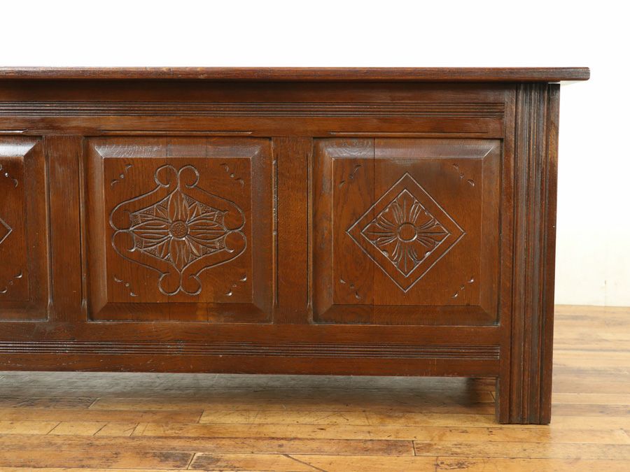 英国アンティーク家具 コファー 59079