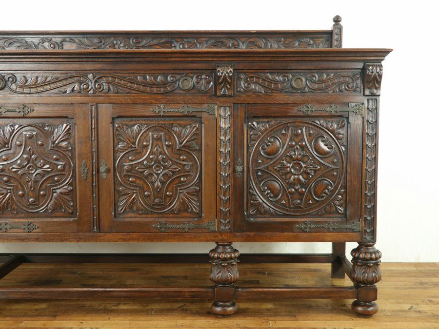 英国アンティーク家具 サイドボード 64302a