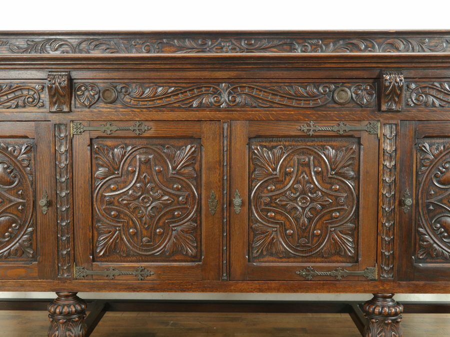 英国アンティーク家具 サイドボード 64302a