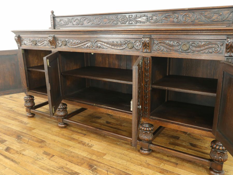 英国アンティーク家具 サイドボード 64302a