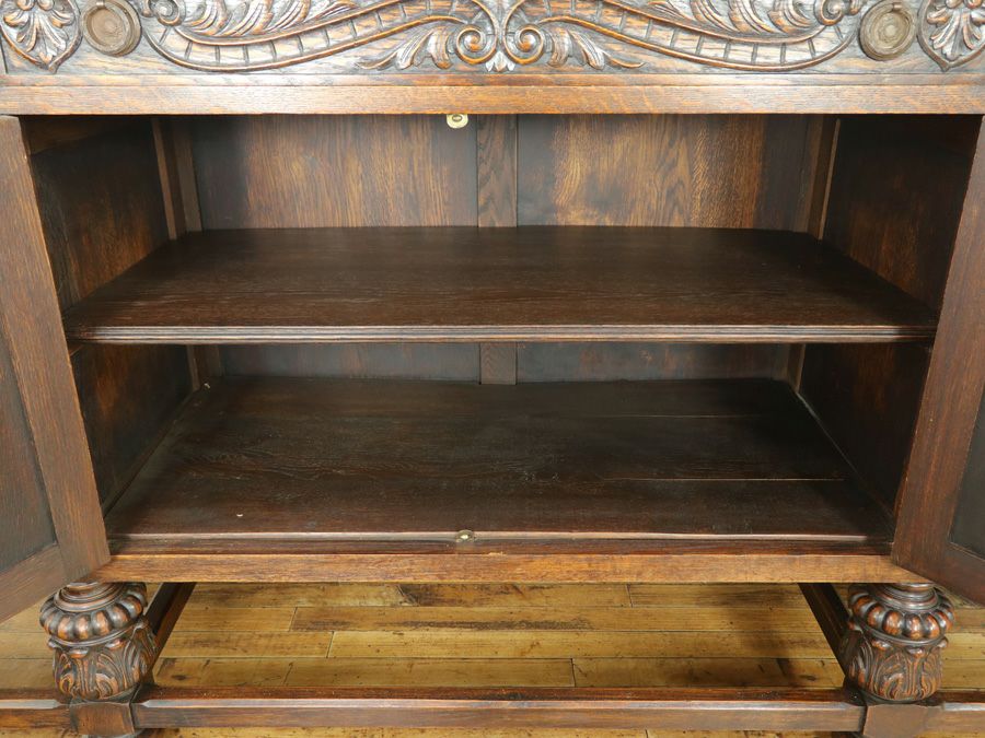 英国アンティーク家具 サイドボード 64302a