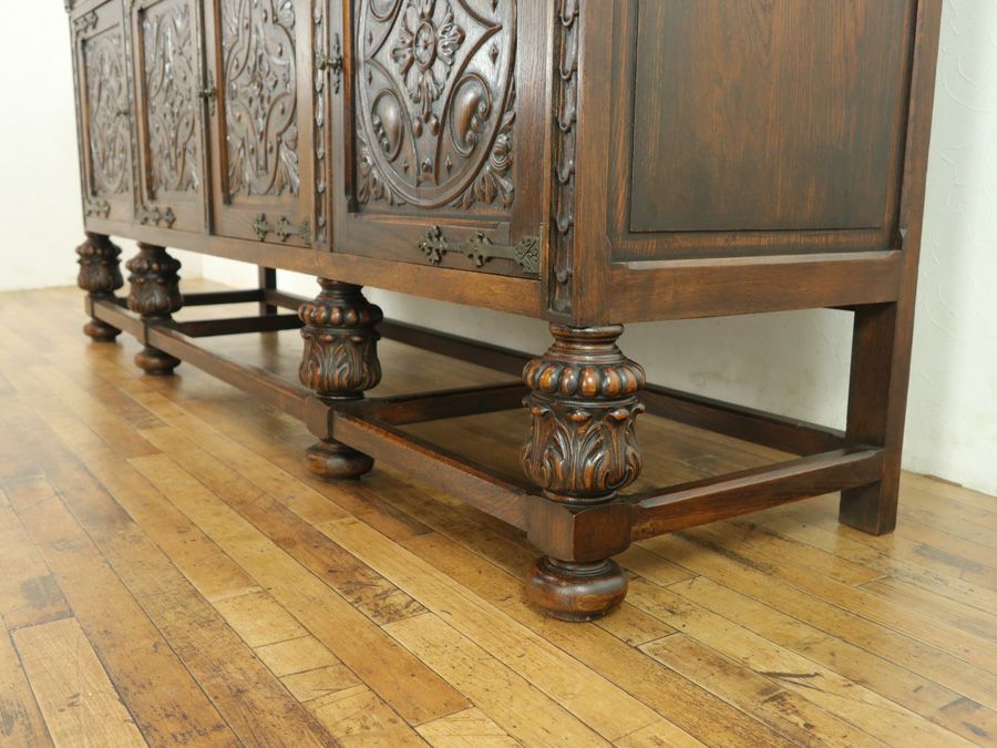 英国アンティーク家具 サイドボード 64302a