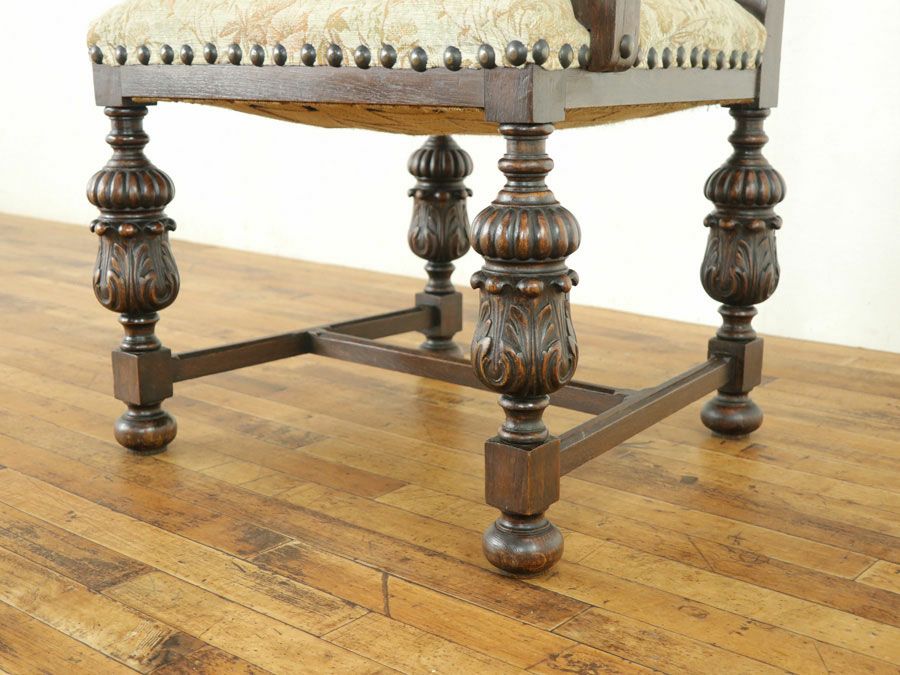 アンティーク家具 アームチェア×2 64302d