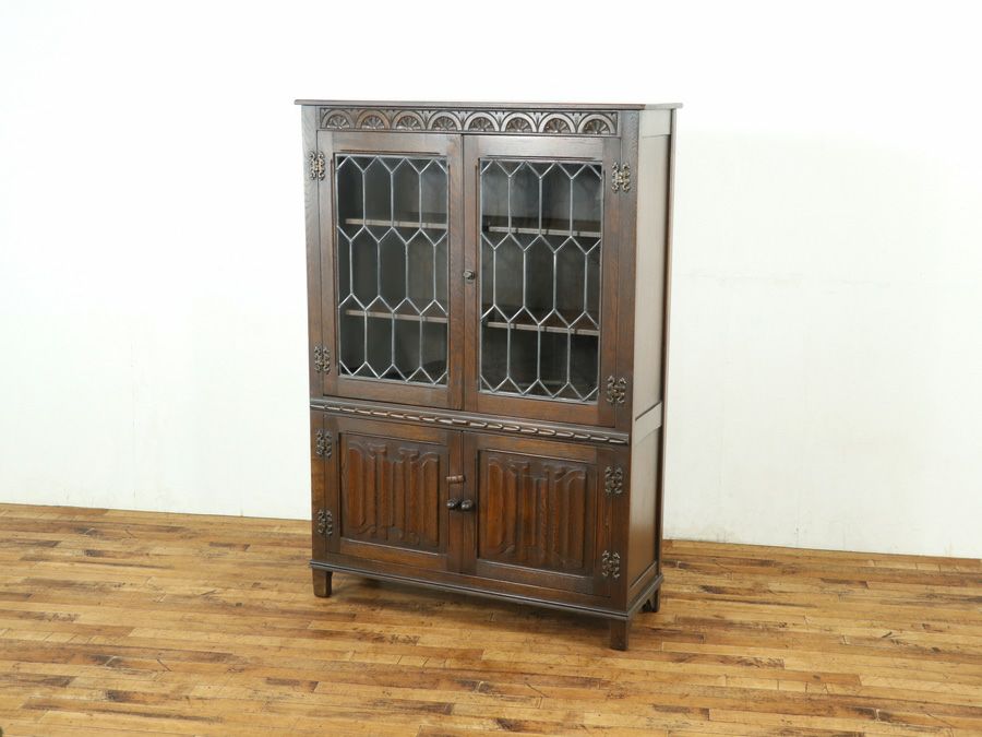 英国アンティーク家具 ブックケース 59223b