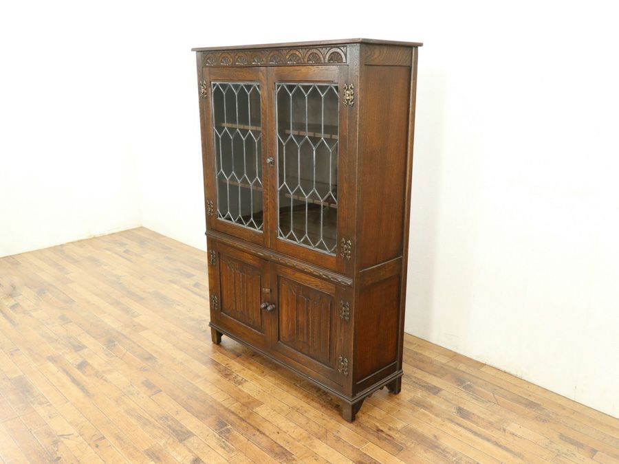 英国アンティーク家具 ブックケース 59223b