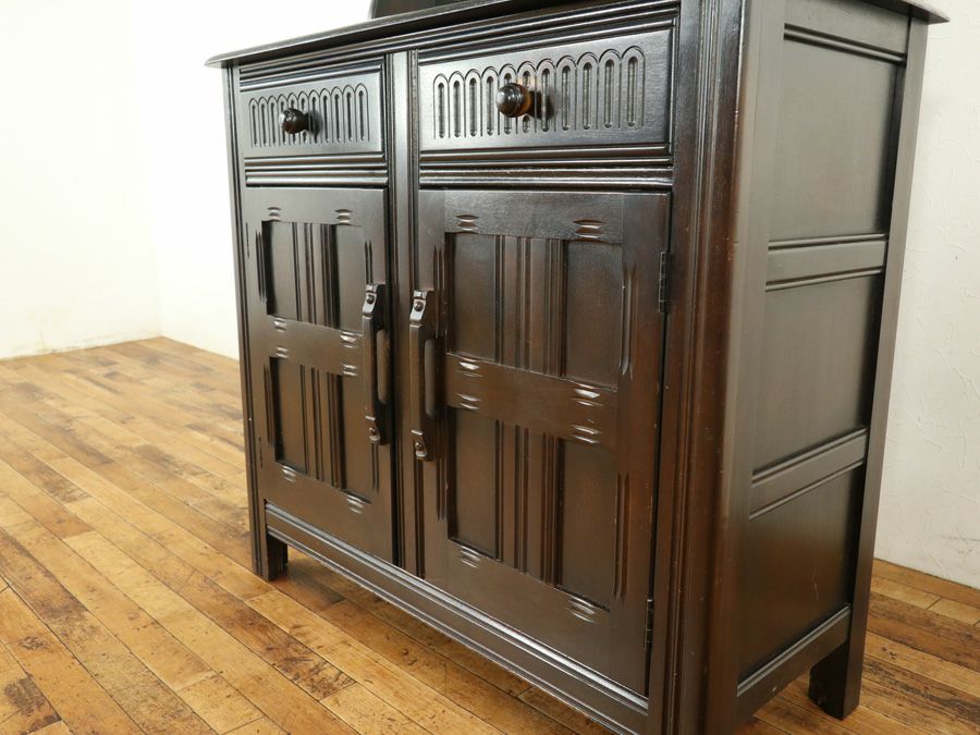 英国アンティーク家具 カップボード 59007